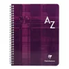 Mutató Clairefontaine A/4 90 lapos laminált fedeles kockás spirálos
