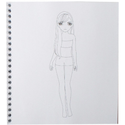 Vázlatfüzet Centrum spirálos, 20x22 cm, matricás