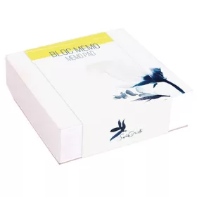   Jegyzettömb Clairefontaine Inkebana 9,8x9,8 cm, 250 lapos, ragasztott
