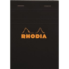   Jegyzettömb Clairefontaine Rhodia Black A/4 80 lapos kockás
