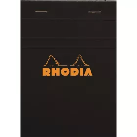   Jegyzettömb Clairefontaine Rhodia Black A/4 80 lapos kockás