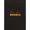 Jegyzettömb Clairefontaine Rhodia Black A/5 80 lapos kockás