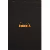 Jegyzettömb Clairefontaine Rhodia Black A/6 80 lapos kockás
