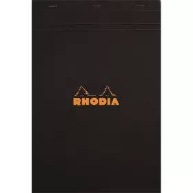   Jegyzettömb Clairefontaine Rhodia Black A/6 80 lapos kockás