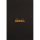Jegyzettömb Clairefontaine Rhodia Black A/6 80 lapos kockás