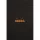 Jegyzettömb Clairefontaine Rhodia Black A/6 80 lapos kockás