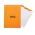 Jegyzettömb Clairefontaine Rhodia Orange A/4 80 lapos vonalas margós