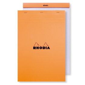   Jegyzettömb Clairefontaine Rhodia Orange A/4+ 80 lapos vonalas