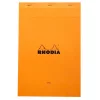 Jegyzettömb Clairefontaine Rhodia Orange A/4+ 80 lapos vonalas