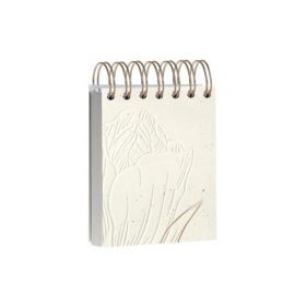   Jegyzettömb spirálos Clairefontaine Tulip paper 9x11 cm 160 lapos sima