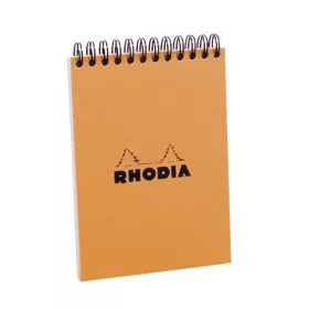   Jegyzettömb spirálos Clairefontaine Rhodia Orange A/4 80 lapos vonalas
