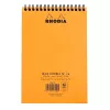 Jegyzettömb spirálos Clairefontaine Rhodia Orange A/5 80 lapos kockás