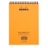 Jegyzettömb spirálos Clairefontaine Rhodia Orange A/5 80 lapos vonalas
