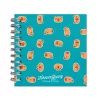 Spirál notesz Forever Young A/6 négyzet keménytáblás Capybara