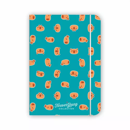 Gumis notesz Forever Young A/6 Capybara