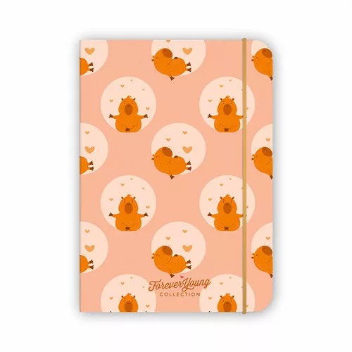 Gumis notesz Forever Young A/6 Capybara