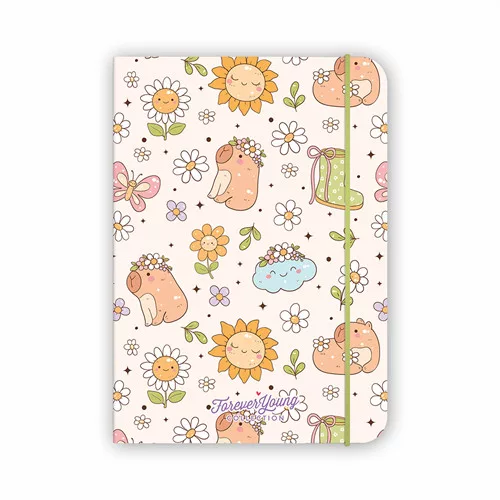 Gumis notesz Forever Young A/6 Capybara