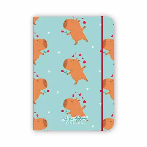 Gumis notesz Forever Young A/6 Capybara