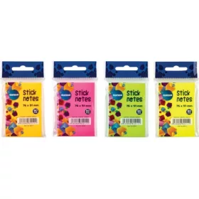   Öntapadós jegyzettömb Centrum Stick Notes 51x76 mm, 80 lapos, 4 féle neon szín