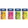 Öntapadós jegyzettömb Centrum Stick Notes 51x76 mm, 80 lapos, 4 féle neon szín