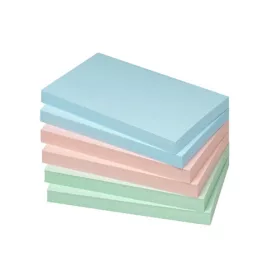   Öntapadós jegyzettömb Info Notes 125x75 mm 100 lapos vegyes pasztellszínek