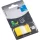 Oldaljelölő műanyag Info Notes Info Flag 25x43 mm 50 lapos áttetsző sárga