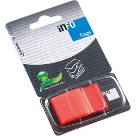   Oldaljelölő műanyag Info Notes Info Flag 25x43 mm 50 lapos narancssárga