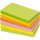 Öntapadós jegyzettömb Info Notes 125x75 mm 100 lapos élénk vegyes színek Spring