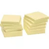 Öntapadós jegyzettömb Info Notes 50x40 mm 12x100 lapos sárga környezetbarát