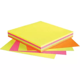   Öntapadós jegyzettömb Info Notes 75x75 mm 100 lapos élénk vegyes színek