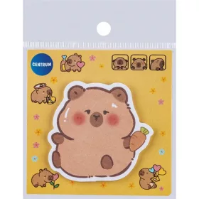 Öntapadós jegyzettömb CAPYBARA 80x80 mm 30 lapos vegyes