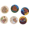 Öntapadós jegyzettömb CAPYBARA 45x45 mm 50 lapos vegyes