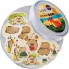 Öntapadós jegyzettömb CAPYBARA 45x45 mm 50 lapos vegyes