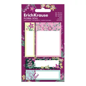 Oldaljelölő papír ErichKrause Floral Soul 80 lapos