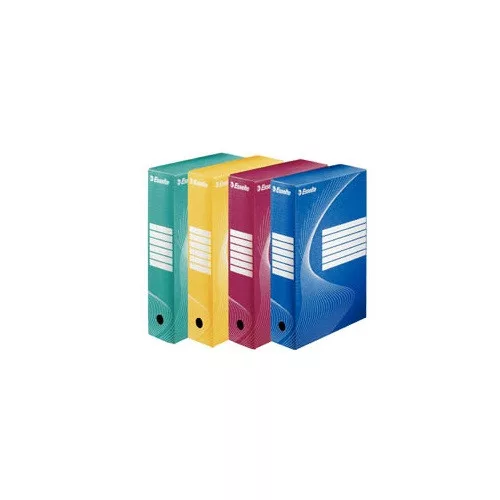 Archiváló doboz Esselte Boxycolor Vivida 8 cm gerinccel kék 128411