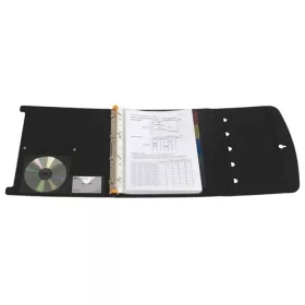   Bemutatómappa Exacompta Exactive Exashow 29.5x32 cm 4 gyűrűs 12 részes fekete