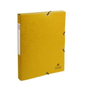   Füzetbox karton Exacompta A/4 25 mm gerinccel prespán sárga