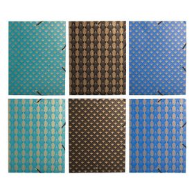   Füzetbox karton Exacompta NeoDeco A/4 25 mm gerinccel prespán vegyes színek