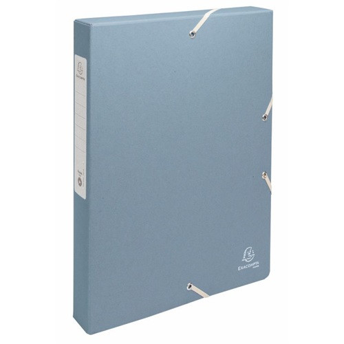 Füzetbox karton Exacompta Autentik A/4 25 mm gerinccel vegyes színek