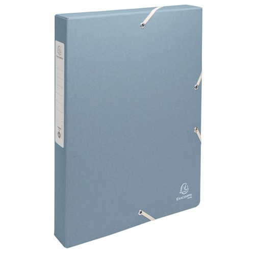 Füzetbox karton Exacompta Autentik A/4 40 mm gerinccel vegyes színek