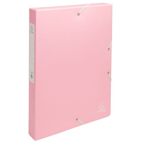 Füzetbox karton Exacompta Autentik A/4 40 mm gerinccel vegyes színek