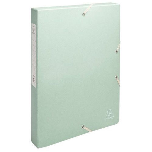 Füzetbox karton Exacompta Autentik A/4 40 mm gerinccel vegyes színek