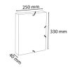 Füzetbox PP Exacompta Pop N Co A/4 40 mm gerinccel vegyes színek