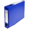 Füzetbox PP Exacompta Opaque A/4 60 mm gerinccel patentos kék