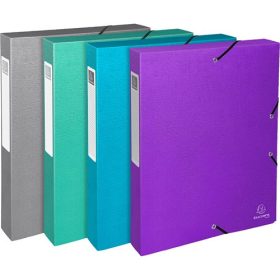   Füzetbox Exacompta karton Teksto A/4 40 mm gerinccel vegyes színek