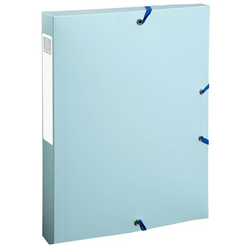 Füzetbox Exacompta Bee Blue A/4 40 mm gerinccel PP vegyes színek