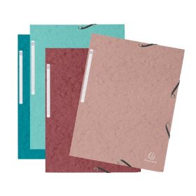   Gumis mappa karton Exacompta Skandi prespán A/4 vegyes színek