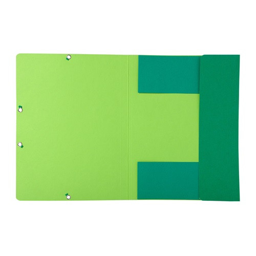 Gumis mappa karton Exacompta Forever A/4 zöld