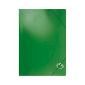 Gumis mappa karton A/4 zöld