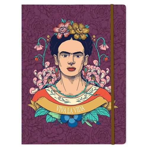 Gumis mappa Clairefontaine Frida Kahlo, 24x32cm